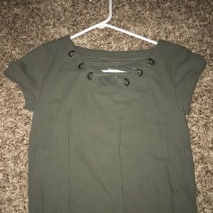 Hollister easy tee green shirt